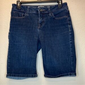 St. John's Bay Dark Blue Women's Bermudas